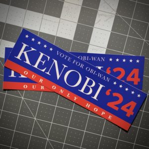 Vote Kenobi 2024 - Bumper Sticker