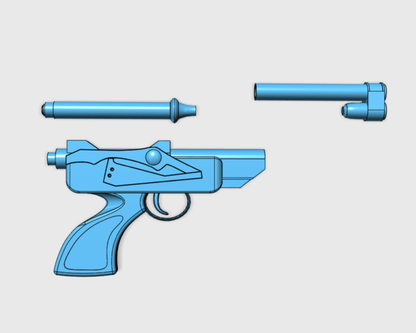Kanan's Blaster (Digital Model/File/STL) - Star Wars Rebels, DL-18 - Image 4